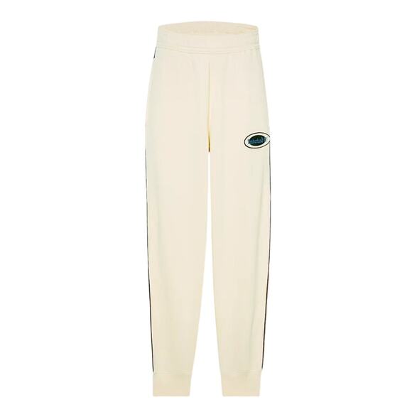 Timberland Men Cream Oval Logo Sweatpants - Size: Large - Picture 2 of 6